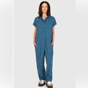 Back Beat Co. Organic Cotton Twill Boiler Jumpsuit midnight XS